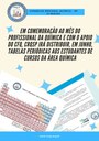 18 de junho: Em comemoração ao mês do profissional da química e com o apoio do CFQ, CRQSP está distribuindo, no mês de JUNHO/2022, tabelas periódicas aos estudantes de cursos da área de química. 18 de junho: Em comemoração ao mês do profissional da química e com o apoio do CFQ, CRQSP está distribuindo, no mês de JUNHO/2022, tabelas periódicas aos estudantes de cursos da área de química.